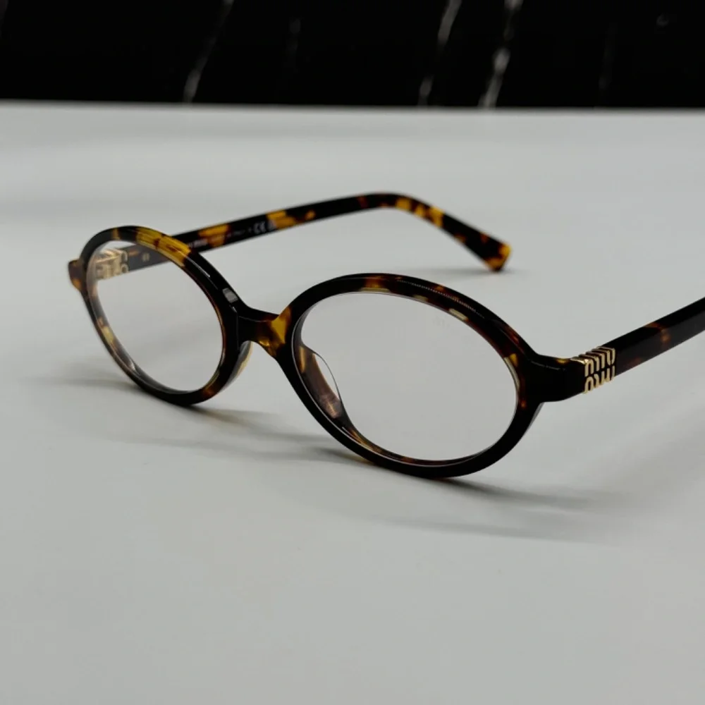 NEW MIU MIU SMU 04ZF VAU08N HAVANA CLEAR MU04ZSF OVAL MU04ZSF WOMEN EYEGLASSES